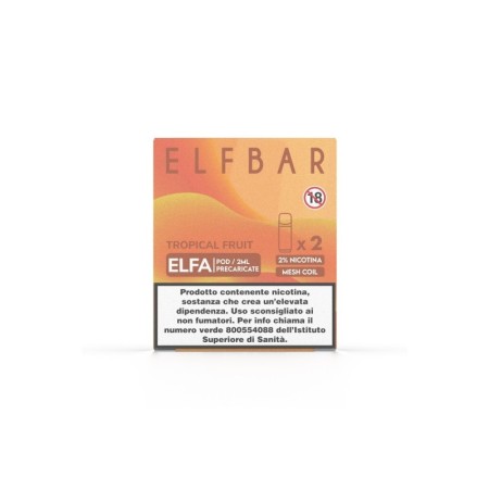 ELFBAR ELFA Pod Tropical Fruit 2ml 20mg/ml - 2 PEZZI